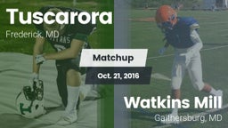 Matchup: Tuscarora High vs. Watkins Mill  2016