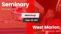 Matchup: Seminary vs. West Marion  2017