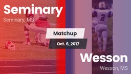 Matchup: Seminary vs. Wesson  2017