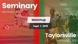 Matchup: Seminary vs. Taylorsville  2018