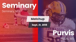 Matchup: Seminary vs. Purvis  2018