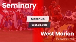 Matchup: Seminary vs. West Marion  2018