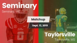 Matchup: Seminary vs. Taylorsville  2019