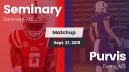 Matchup: Seminary vs. Purvis  2019