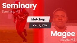Matchup: Seminary vs. Magee  2019