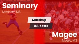 Matchup: Seminary vs. Magee  2020
