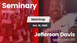 Matchup: Seminary vs. Jefferson Davis  2020