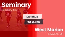 Matchup: Seminary vs. West Marion  2020