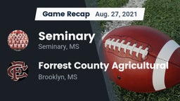 Recap: Seminary  vs. Forrest County Agricultural  2021