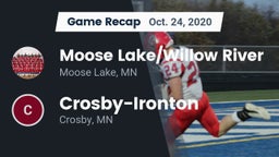Recap: Moose Lake/Willow River  vs. Crosby-Ironton  2020