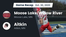 Recap: Moose Lake/Willow River  vs. Aitkin  2020
