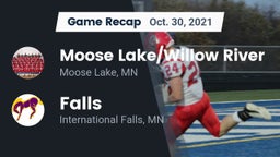 Recap: Moose Lake/Willow River  vs. Falls  2021