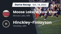 Recap: Moose Lake/Willow River  vs. Hinckley-Finlayson  2022