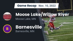 Recap: Moose Lake/Willow River  vs. Barnesville  2022