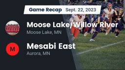 Recap: Moose Lake/Willow River  vs. Mesabi East  2023