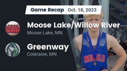 Recap: Moose Lake/Willow River  vs. Greenway  2023