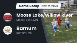 Recap: Moose Lake/Willow River  vs. Barnum  2023