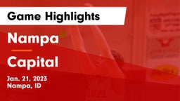 Nampa  vs Capital  Game Highlights - Jan. 21, 2023