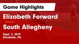 Elizabeth Forward  vs South Allegheny Game Highlights - Sept. 3, 2019