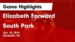 Elizabeth Forward  vs South Park  Game Highlights - Oct. 10, 2019