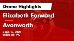 Elizabeth Forward  vs Avonworth  Game Highlights - Sept. 19, 2020