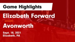 Elizabeth Forward  vs Avonworth  Game Highlights - Sept. 18, 2021