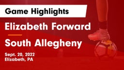 Elizabeth Forward  vs South Allegheny  Game Highlights - Sept. 20, 2022