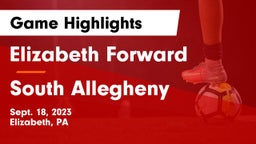 Elizabeth Forward  vs South Allegheny  Game Highlights - Sept. 18, 2023