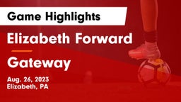 Elizabeth Forward  vs Gateway  Game Highlights - Aug. 26, 2023