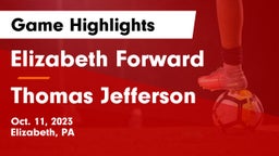 Elizabeth Forward  vs Thomas Jefferson  Game Highlights - Oct. 11, 2023