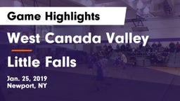 West Canada Valley  vs Little Falls Game Highlights - Jan. 25, 2019