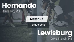 Matchup: Hernando vs. Lewisburg  2016
