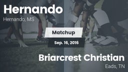 Matchup: Hernando vs. Briarcrest Christian  2016