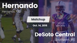 Matchup: Hernando vs. DeSoto Central  2016