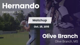 Matchup: Hernando vs. Olive Branch  2016