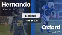 Matchup: Hernando vs. Oxford  2017