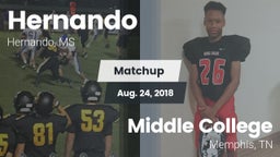 Matchup: Hernando vs. Middle College  2018