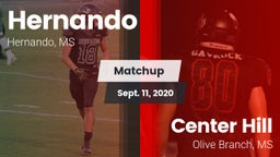 Matchup: Hernando vs. Center Hill  2020