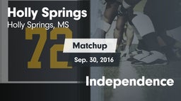 Matchup: Holly Springs vs. Independence 2016