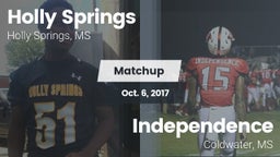 Matchup: Holly Springs vs. Independence  2017