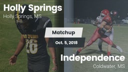 Matchup: Holly Springs vs. Independence  2018