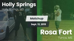 Matchup: Holly Springs vs. Rosa Fort  2019