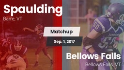 Matchup: Spaulding vs. Bellows Falls  2016