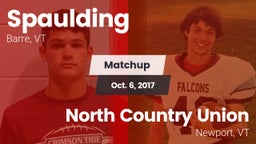 Matchup: Spaulding vs. North Country Union  2017