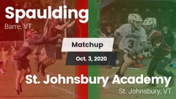 Matchup: Spaulding vs. St. Johnsbury Academy  2020