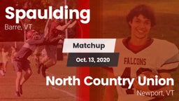 Matchup: Spaulding vs. North Country Union  2020