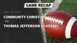 Recap: Community Christian  vs. Thomas Jefferson Academy 2015