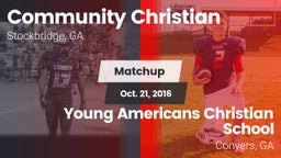 Matchup: Community Christian vs. Young Americans Christian School 2016