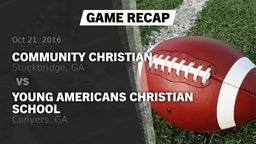Recap: Community Christian  vs. Young Americans Christian School 2016