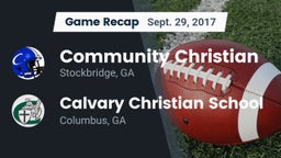 Recap: Community Christian  vs. Calvary Christian School 2017